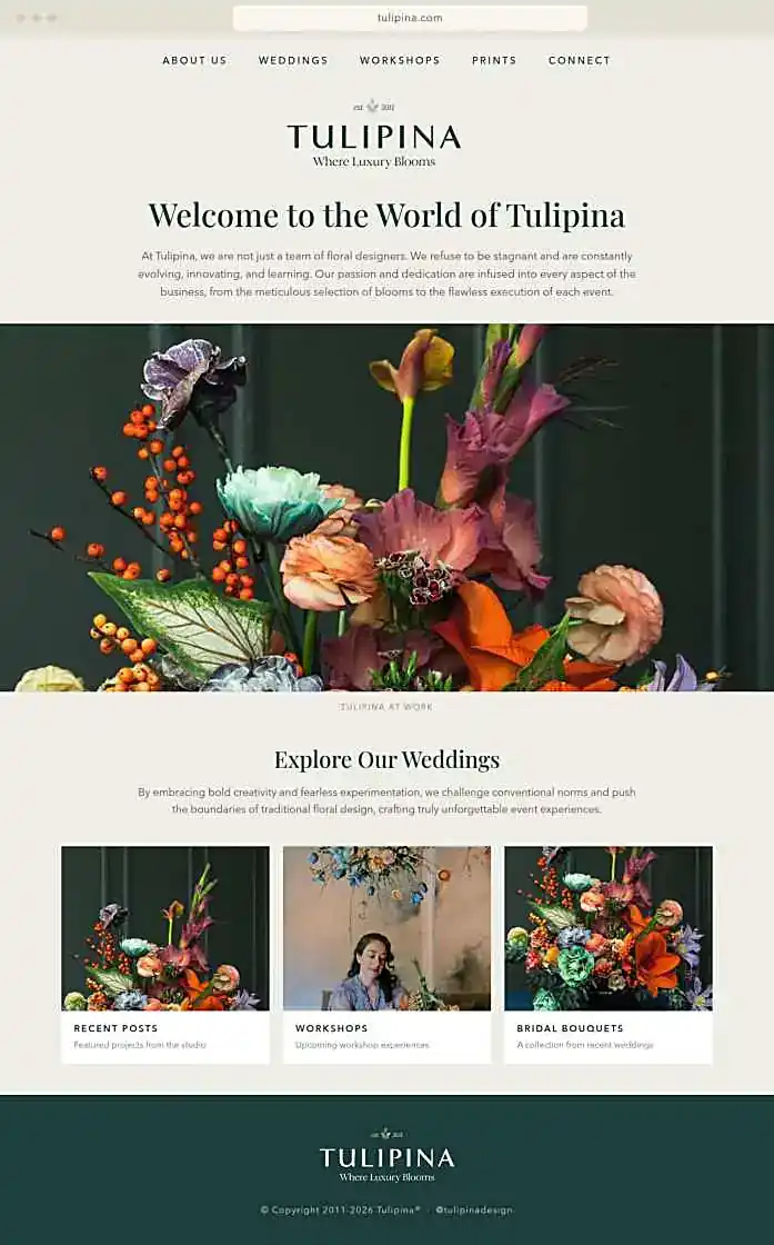 Tulipina work